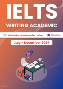 کتاب انگلیسی آزمون آیلتس اکچوال تست IELTS Writing Academic Task 1 July December 2024 IELTS Actual Tests