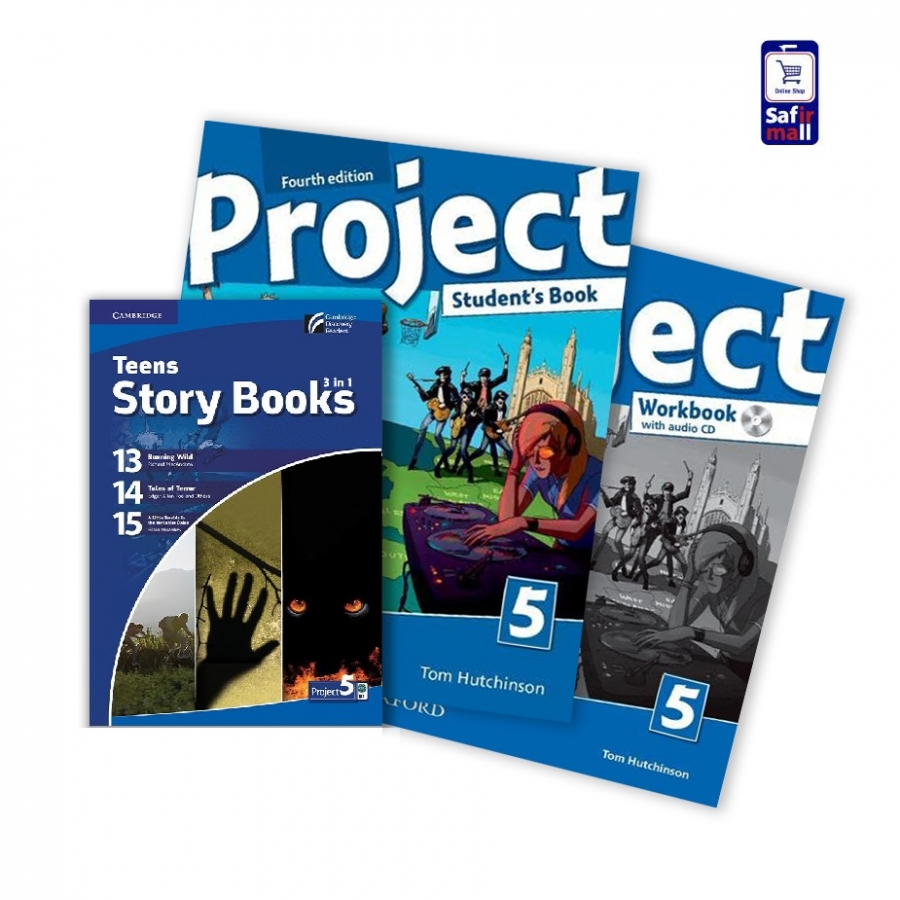 پک کتاب انگلیسی پروجکت Teens Story Books + Project 5