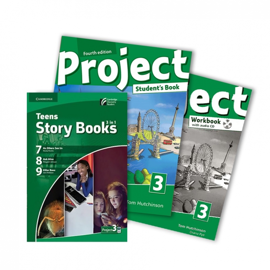 پک کتاب انگلیسی پروجکت Teens Story Books + Project 3