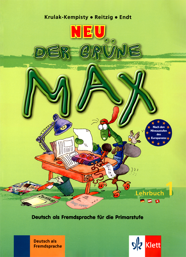 کتاب آلمانی کودکان در گرون مکس der grune max 1 neu