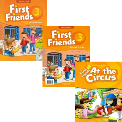 پکیج کامل فرست فرندز 3 first friends(کتاب اصلی-فلش کارت-داستان)