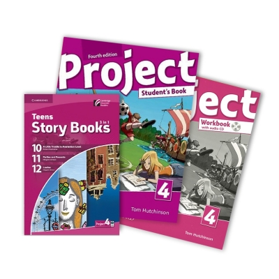 پک کتاب انگلیسی پروجکت Teens Story Books + Project 4